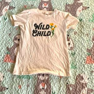A T-Shirt with the words Wild Child
